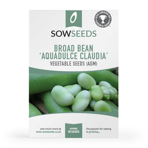 Broad Bean Aquadulce Claudia Seeds (AGM)