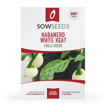habanero peruvian white heat chilli seeds