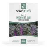 kale borecole midnight sun vegetable seeds