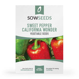 sweet pepper california wonder heritage seeds
