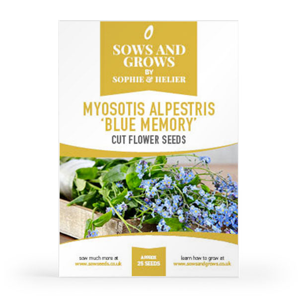Myosotis Alpestris 'Blue Memory' Cut Flower Seeds