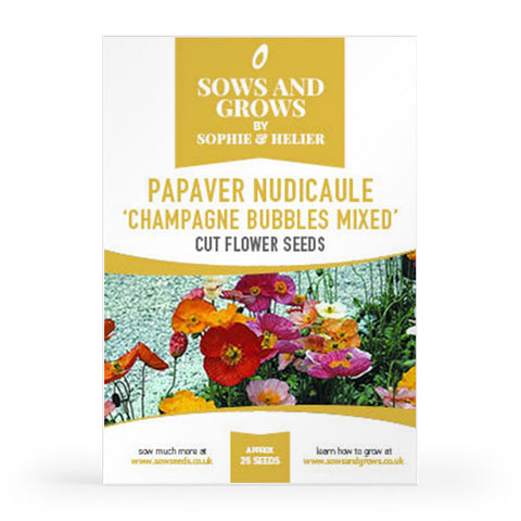 Papaver Nudicaule 'Champagne Bubbles Mixed' Cut Flower Seeds