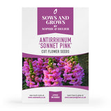 Antirrhinum Sonnet Pink Cut Flower Seeds