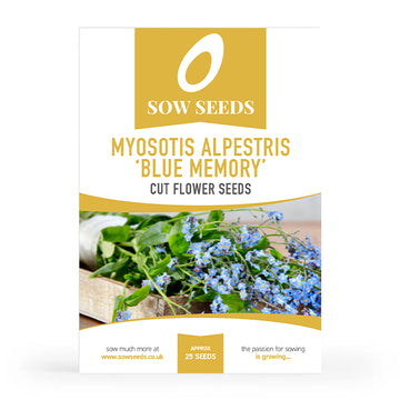 Myosotis Alpestris 'Blue Memory' Cut Flower Seeds