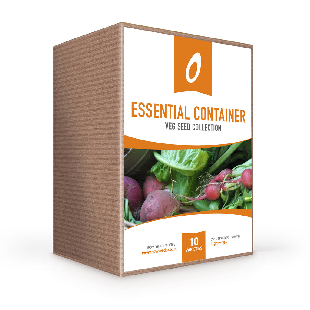 Essential Container Veg Seed Collection | Quality Seeds from Sow Seeds Ltd