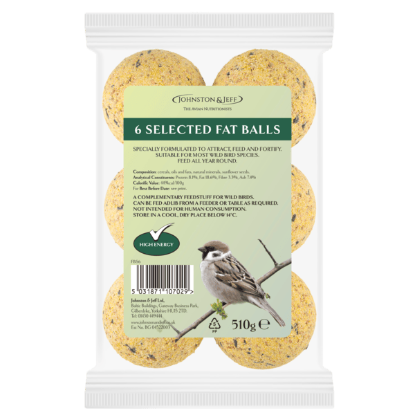 Selected Fat Balls for Wild Birds - 24 Pack