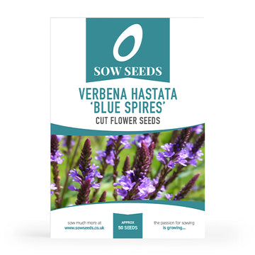 Verbena Hastata 'Blue Spires' Cut Flower Seeds