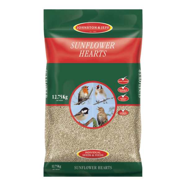 Sunflower Hearts for Wild Birds - 12.75kg