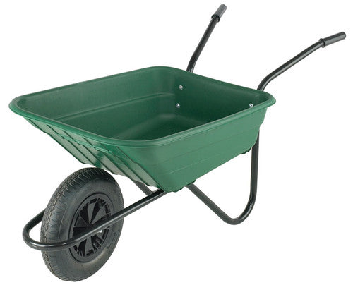 Bristol Shire Mucker Green Wheelbarrow - 90 Ltr / 120kg