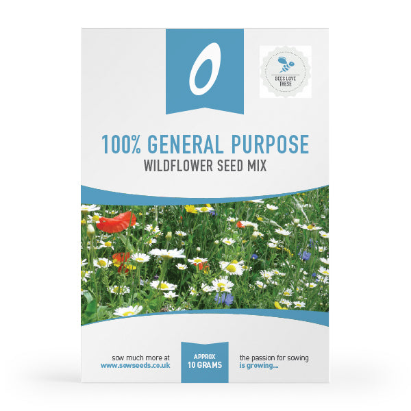 100% general purpose wildflower  meadow mix