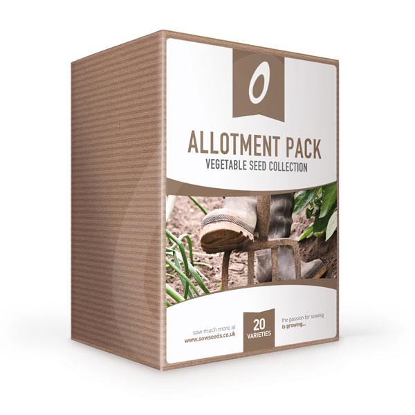allotment vegetable seed collection box gardening gift