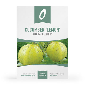 Cucumber Lemon Vegetable Seed Packet