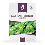 basil sweet genovese herb seeds
