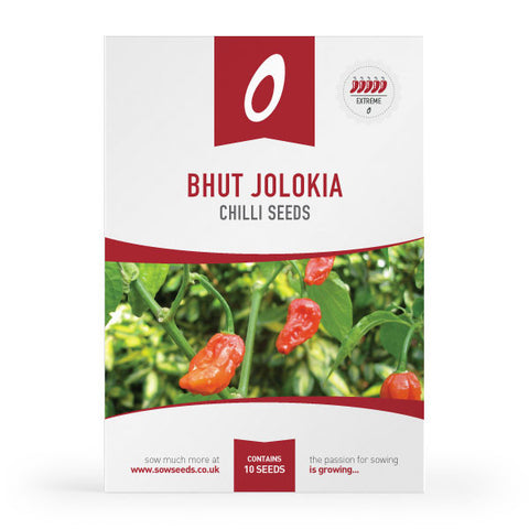 Chilli Pepper Bhut Jolokia (Ghost) Seeds