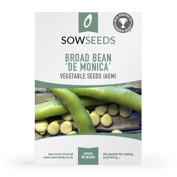 broad bean de monica vegetable seeds agm