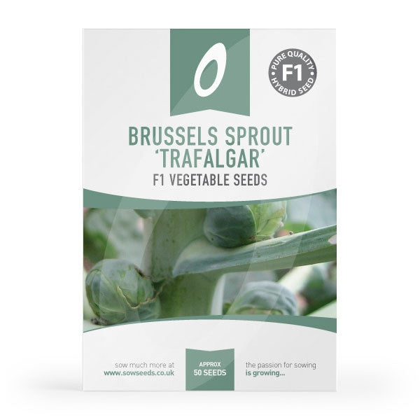 Brussels Sprout Trafalgar F1 Seed Packet