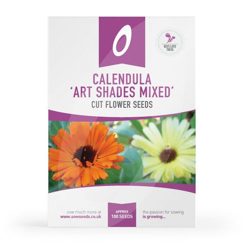 Calendula Art Shades Mixed Cut Flower Seeds