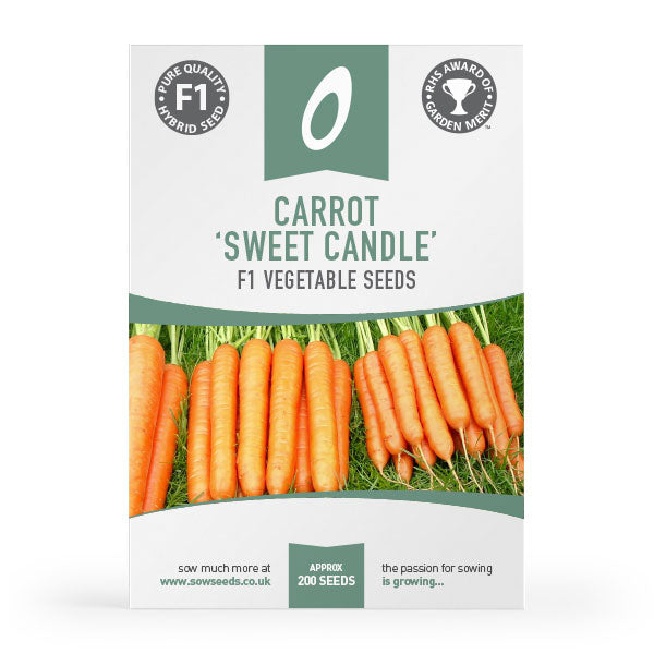 carrot sweet candle f1 vegetable seeds agm