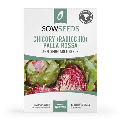 Chicory Palla Rossa (Radicchio) AGM Seeds