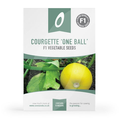 Courgette One Ball F1 Seeds