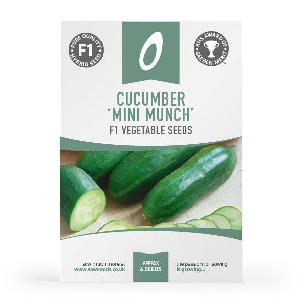 cucumber mini munch f1 vegetable seeds agm