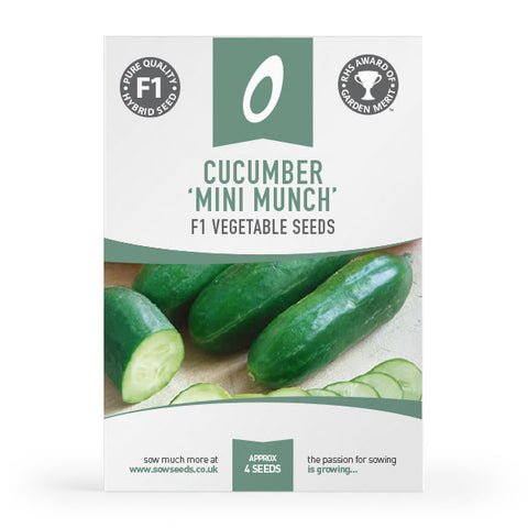 Cucumber Mini Munch F1 Seeds (AGM)
