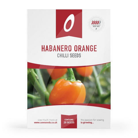 Chilli Pepper Habanero Orange Seeds