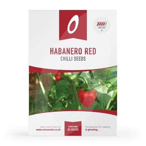 Chilli Pepper Habanero Red Seeds