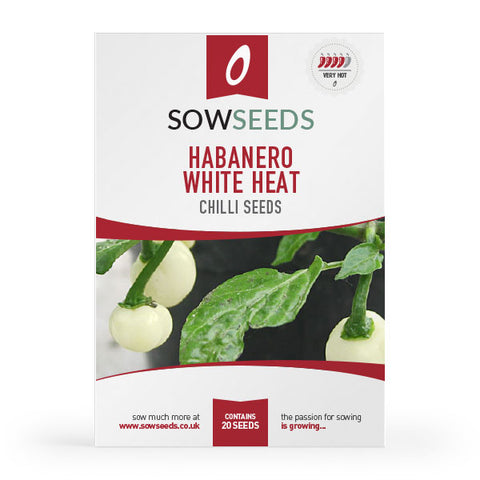 Chilli Pepper Habanero White Heat Seeds