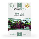 pink kale red kohl rabi microgreen sprouting seeds