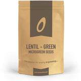 lentil green microgreen sprouting seeds