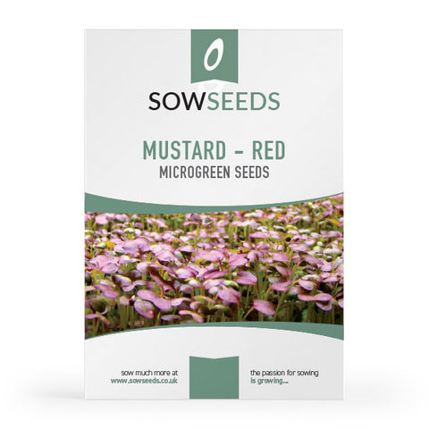Mustard Red Microgreens Seeds