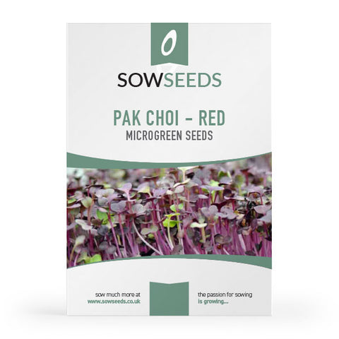 Pak Choi Red Microgreens Seeds