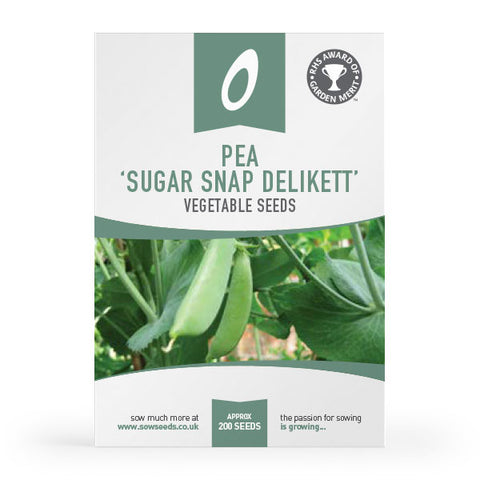 Pea Sugar Snap Delikett Seeds (AGM)