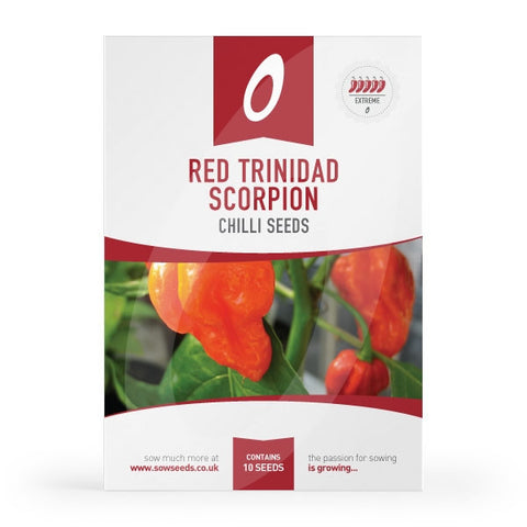 Chilli Pepper Red Trinidad Scorpion Seeds