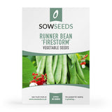 runner bean firestorm vegetable seeds
