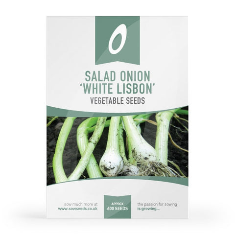 Spring/Salad Onion White Lisbon Seeds (AGM)