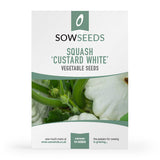 squash custard white vegetable seeds