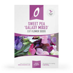 galaxy flower seeds Sweet Pea Galaxy Mixed Cut Flower Seeds
