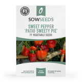 sweet pepper sweety pie f1 vegetable seeds