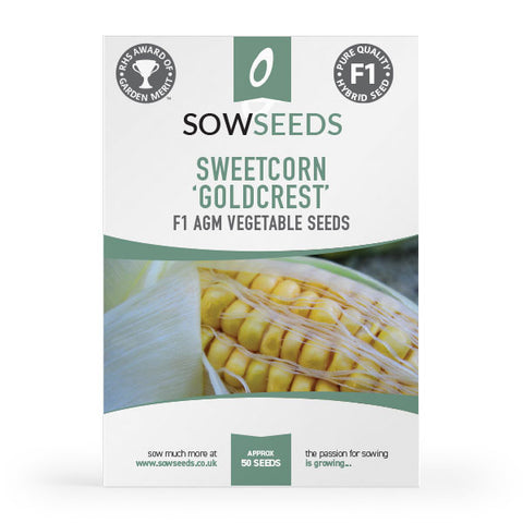 Sweetcorn Goldcrest F1 (AGM) Seeds