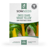 swiss chard bright yellow agm vegetable seeds