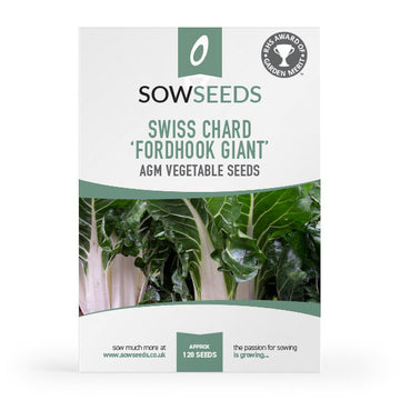 swiss chard fordhook giant agm vegetable seeds