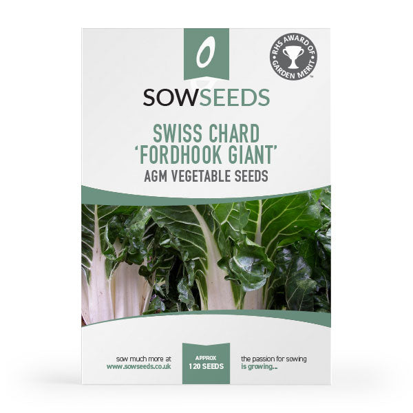 swiss chard fordhook giant agm vegetable seeds