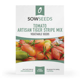tomato artisan tiger mix vegetable seeds