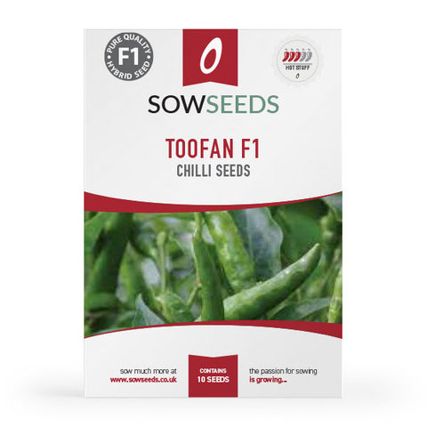 Chilli Pepper Toofan F1 Seeds