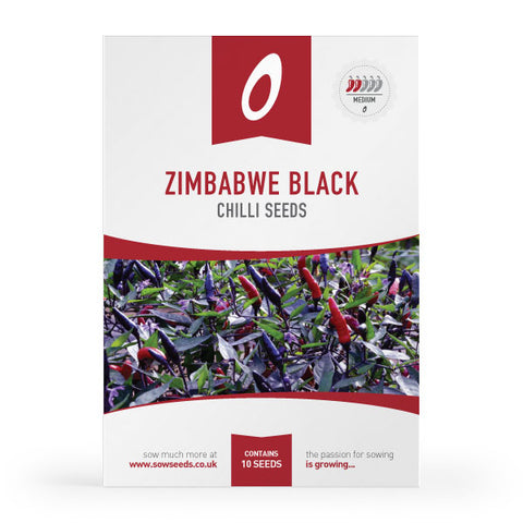 Chilli Pepper Zimbabwe Black Seeds